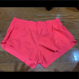Pink zella running shorts